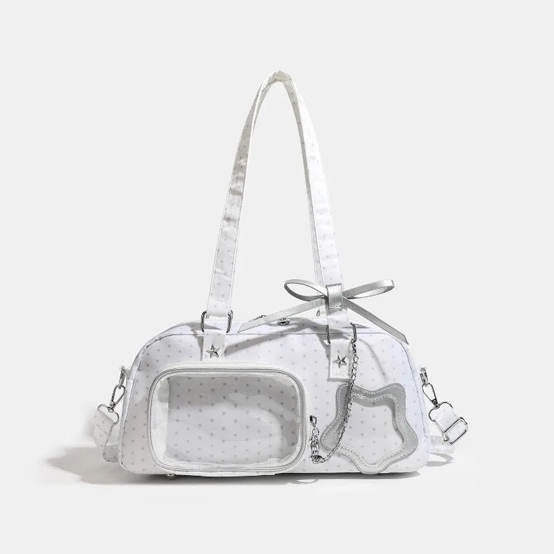 1pc Wave Point Pain Bag Y2k Wind Concert Star Chaser Single Shoulder Diagonal Crossing Baby Bag Quake