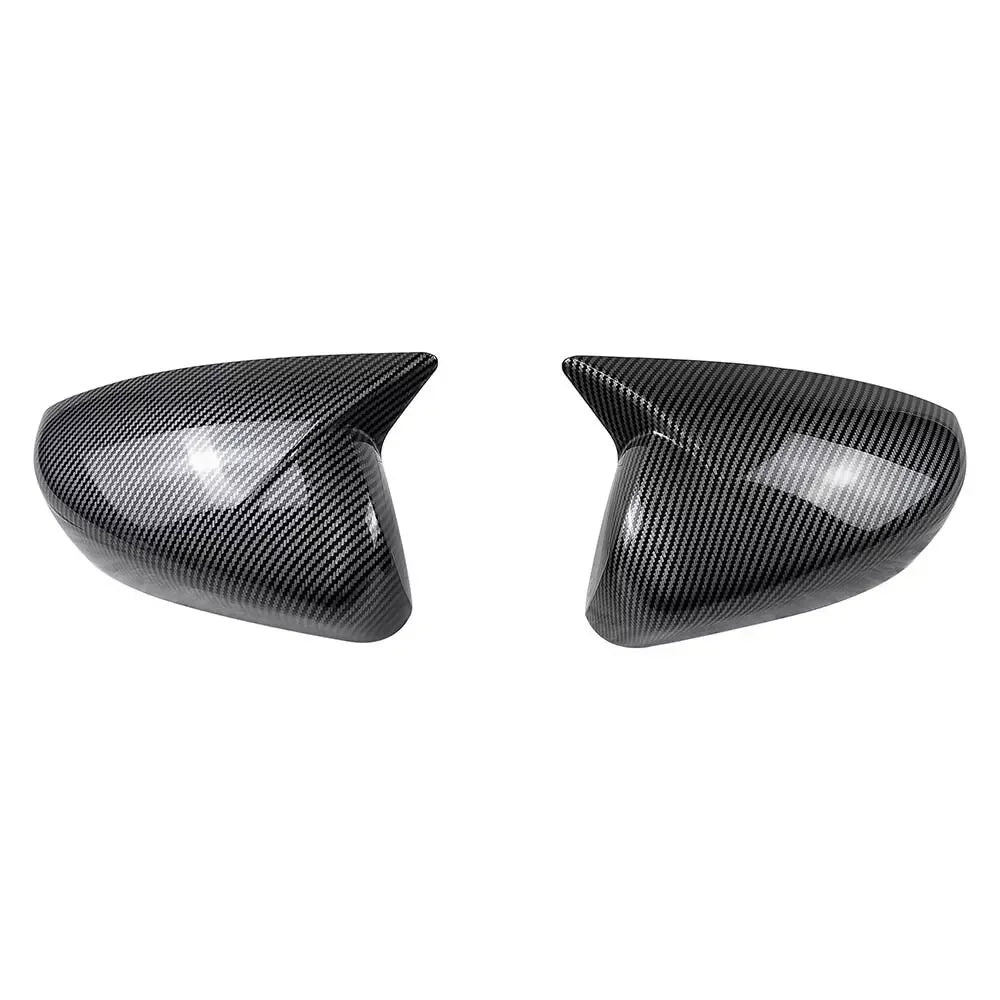 For Subaru Crosstrek 2023 2024 Car Sticker Rearview Side Mirror Cover Wing Cap Exterior Door Rear View Case Trim Carbon Fiber Quake Carbon