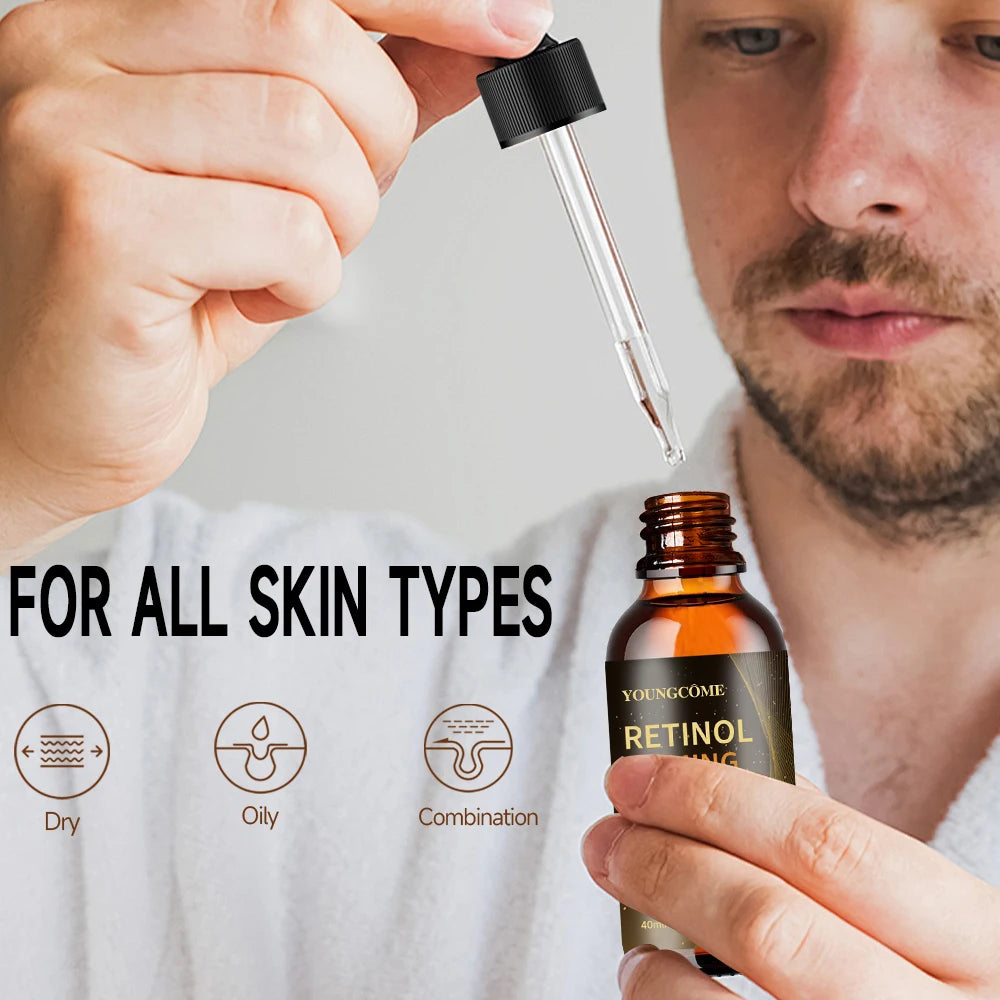 Retinol Firming face Essence keep skin hydrated and improves skin elasticity shine facial care Moisturizing Repair Anti-aging Quake
