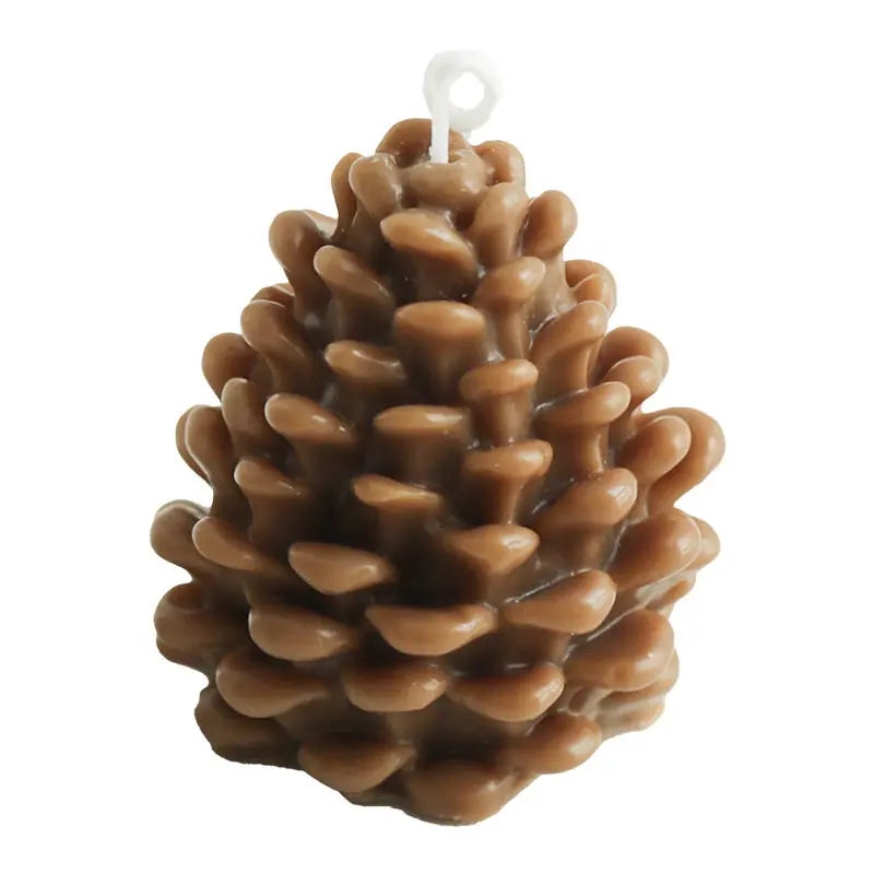 1pc Pinecone Aromatherapy Candle Shaped Decorative Ornament Creative Gift Desktop Prop Decoration Quake