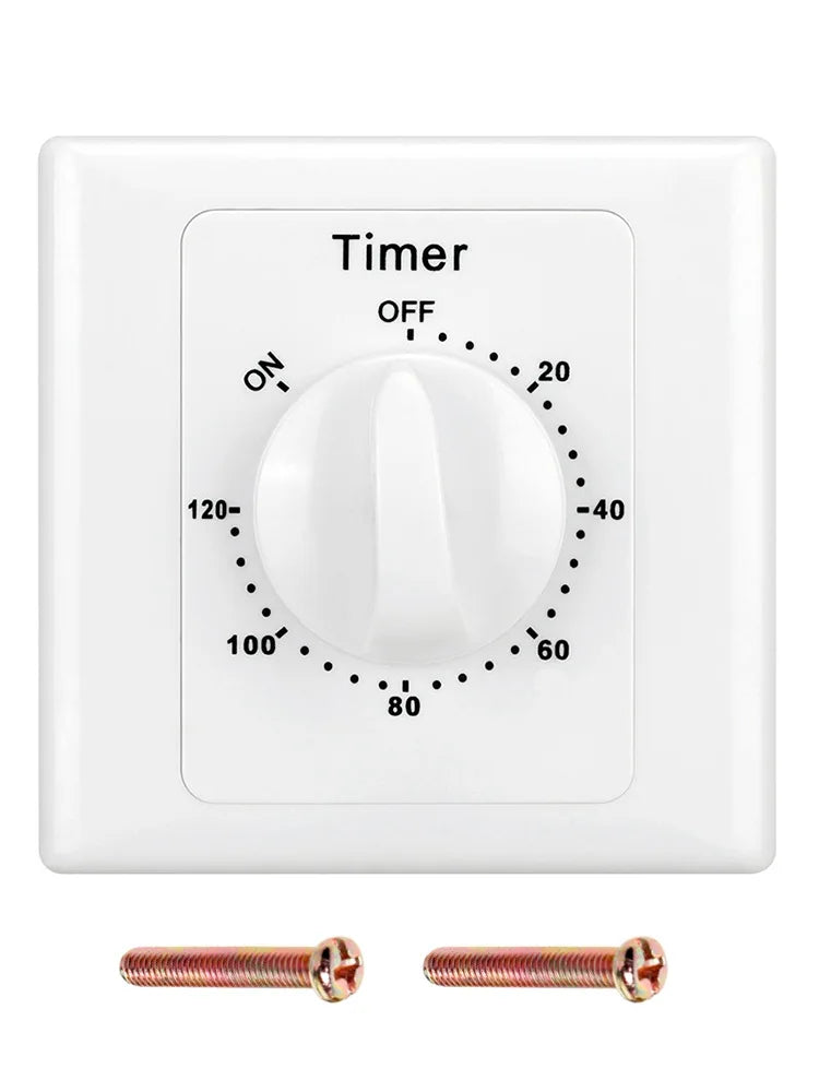 High Quality Mechanical Time Switch Electrical AC 220V Household Water Pump Countdown Timer Time Delay Switch Quake 120 minutes