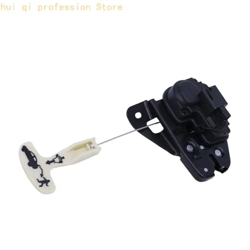 Trunk Lock Replacement with 2-Pin Electrical Connection, Integrated Mounting Bracket and Manual Cable Release Pull Handle, Part Quake