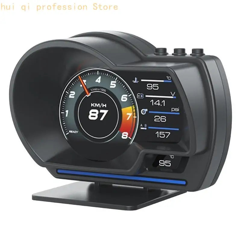 Automotive HUD Projector Speedometer OBD2 Data Analysis Warning Light Function Double Mode OBD Display Instrument H8WE Quake