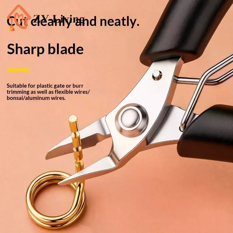 1Pcs Mini Needle Nose Curved Nose Pliers Stainless Steel Hand Pliers For DIY Bracelet Jewelry Making Tool Quake