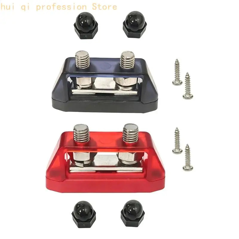 Covered Cable Mount Block Set for Vehicle Battery Cable Routing H8WE Quake 10mm CN