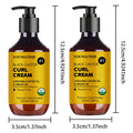 Castor Oil Hair Cream Clean Strengthen Hair Root Reduce Dandruff Improve Dryness Anti Frizzy Nourish Repair Damaged Hair Care Quake 100ml 2pcs