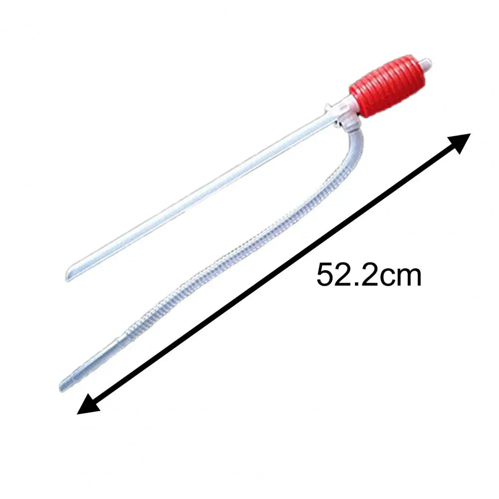 Universal Car Fuel Oil Siphon Pump Hand Manual Gas Transfer Oil Liquid Plastic Syphon Transfer Pump Quake
