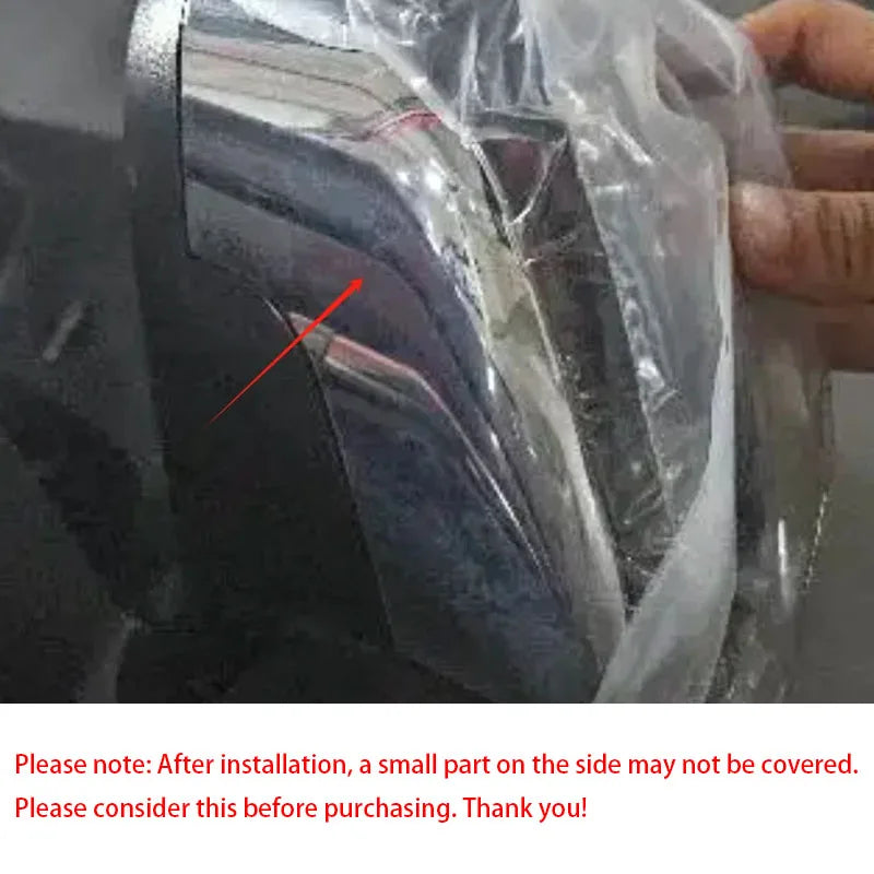 For Jeep Grand Cherokee Dodge Durango 2011-2020 Car Sticker Rearview Side Mirror Cover Wing Cap Exterior Rear View Case Trim Quake