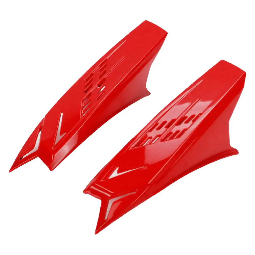 A Pair Lightweight Motorcycle Helmet Horns Decorative OX Horn Shape Helmet Accessories Lightweight Helmet Accessories Quake Red
