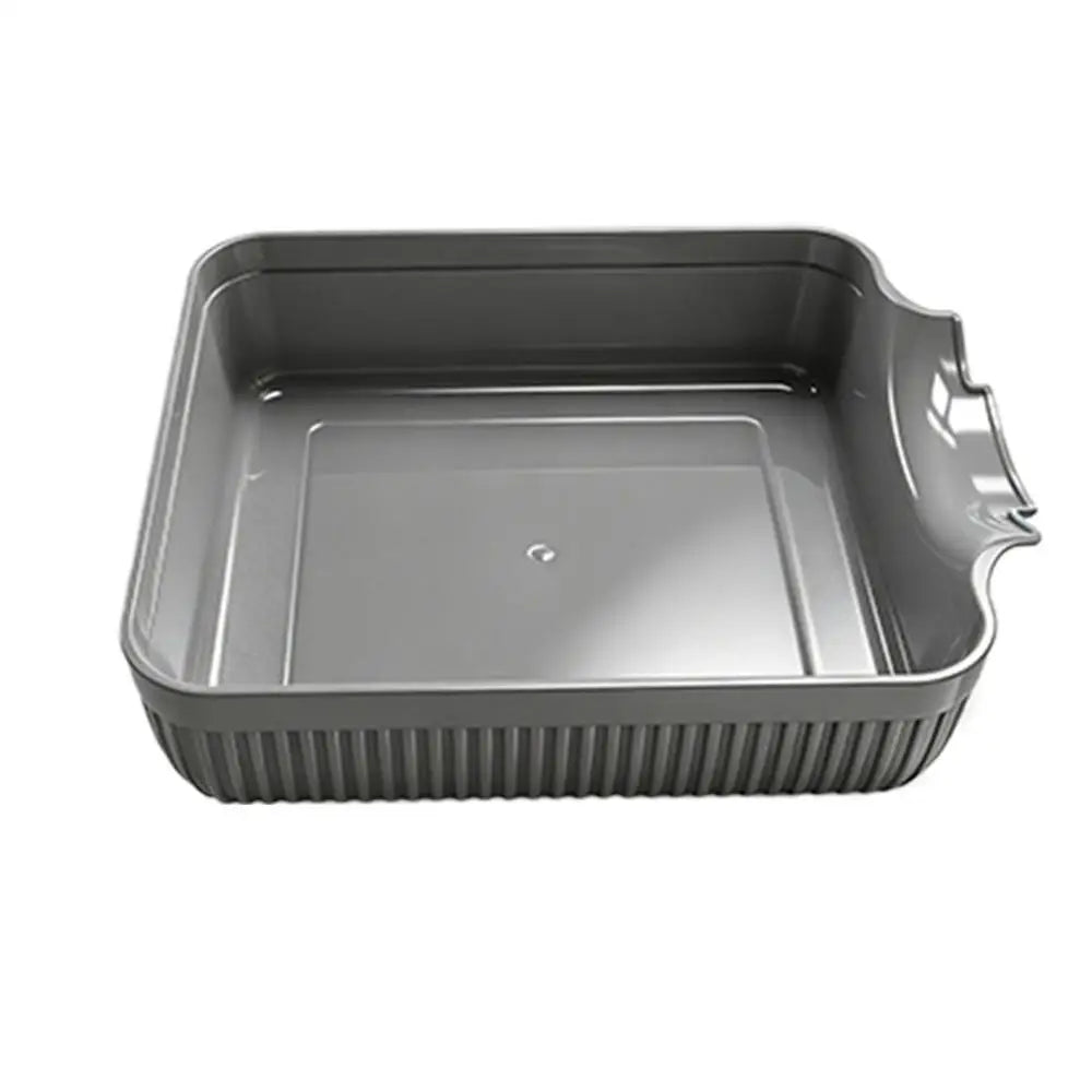 Washing Machine Filter Drain Tray Reusable Washing Machine Supplies Washer Filter Cleaning Water Catcher for Homeowners Renters Quake Grey 1pc