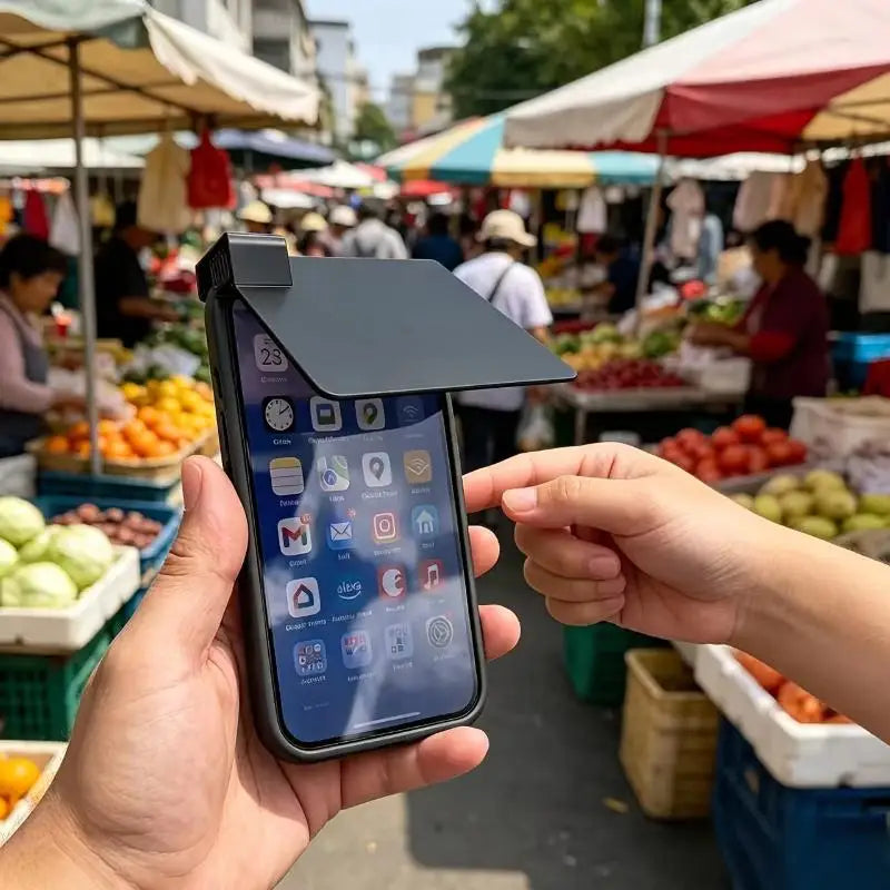 1Pcs Mobile Phone Accessories Enhances Screen Visibility In Strong Light Reduce Sunlight Reflection Mobile Phone Sunshade Quake
