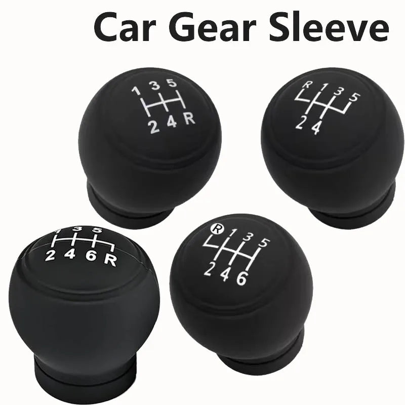 Universal Silicone Gear Shift Knob Cover Gear Rod Protect Case Dustproof WaterProof Lever Handle Skin Nonslip Manual Shifter Quake