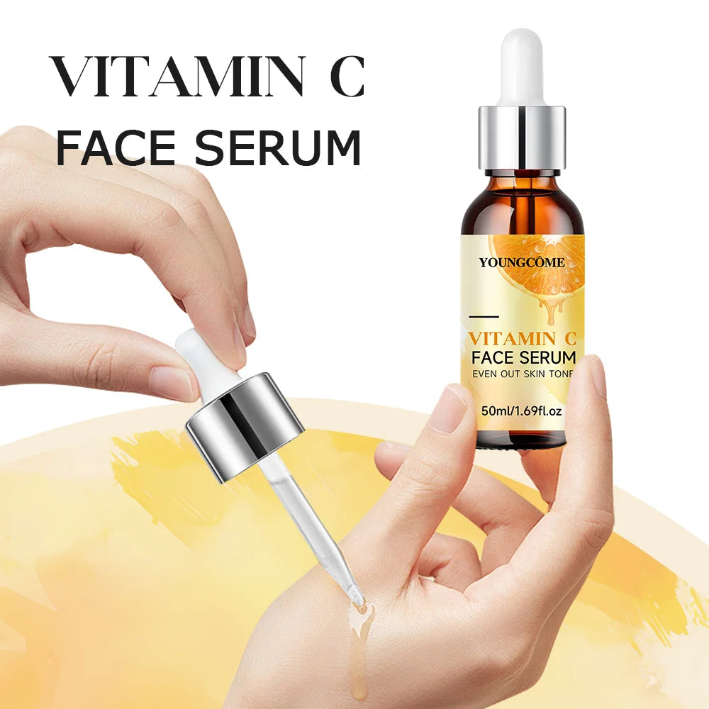 Facial Moisturizing Essence 30ml/50ml-Rich in Vitamin C,Aloe Vera and Hyaluronic Acid, moisturizes, brightens tightens the skin Quake