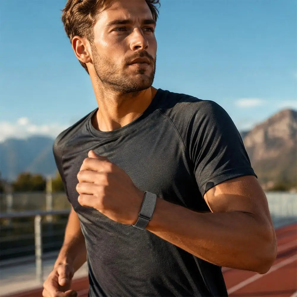 For Google Fitbit Air Nylon Watch Band Adjustable Loop Strap Breathable Soft Wristband for Fitness Sports Outdoor Daily Wear Quake