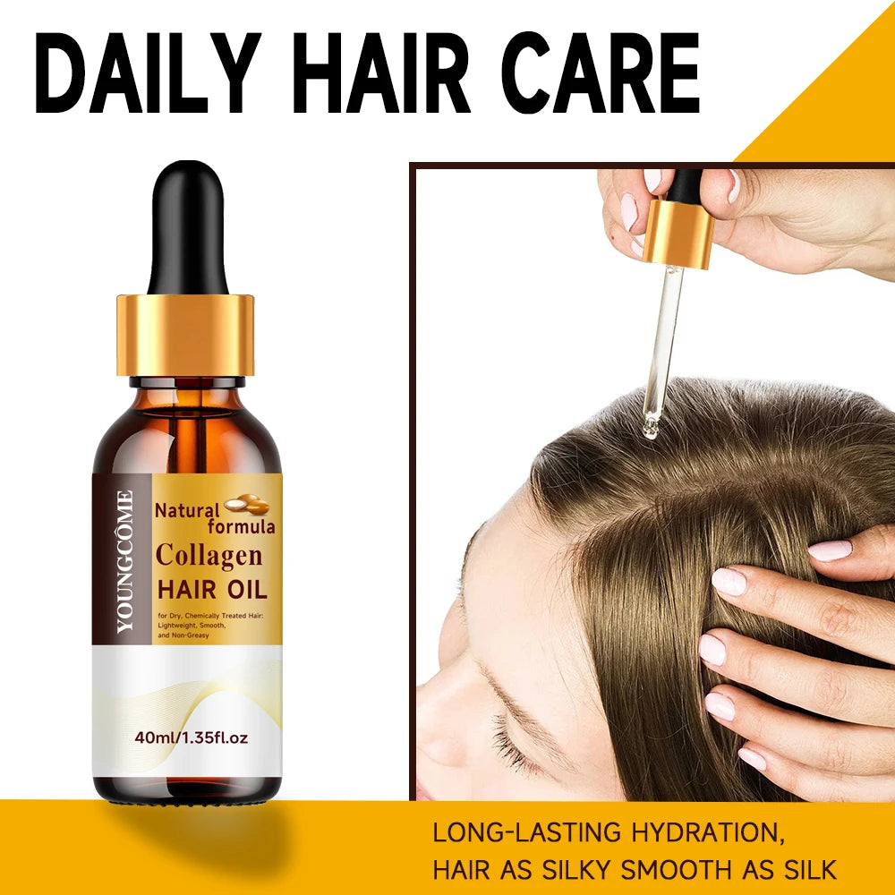 Oil and Shampoo Deep Nourishing Scalp Remove Dandruff Strengthens Hair for Shiny Shampoo Hair Care Quake
