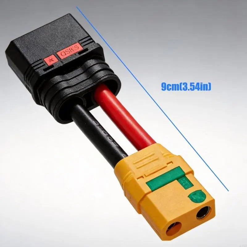 Battery Connectors Adapter Cable for XT90 and QS8 Setups, AntiSpark Design and Preassembled Construction for Matching K1KF Quake