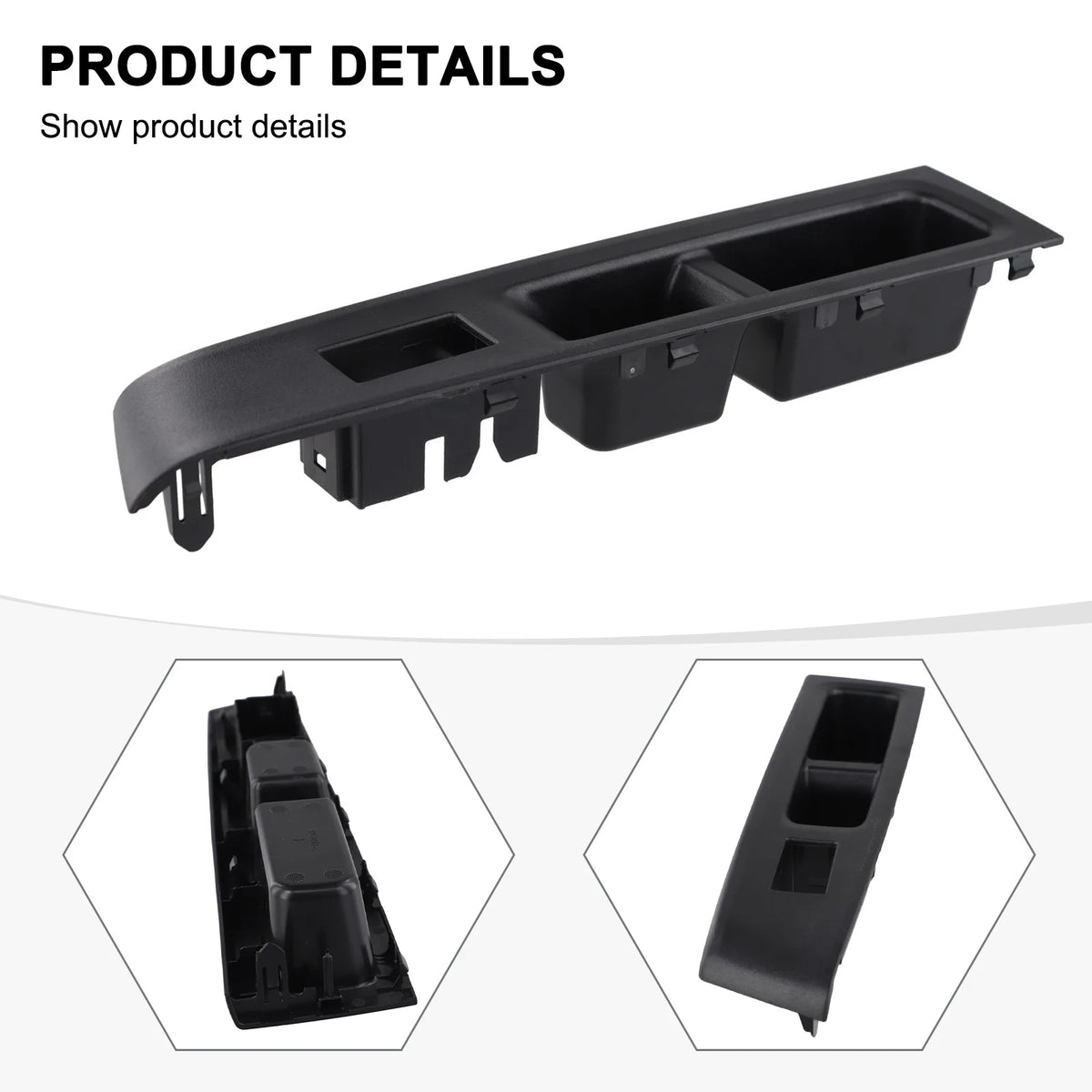 Car Front LH Armrest Upper Panel 74232-52570-C0 For Toyota For Vitz 2010-2014 (Only For RHD) Glass Lift Panel For Right-hand Dri Quake