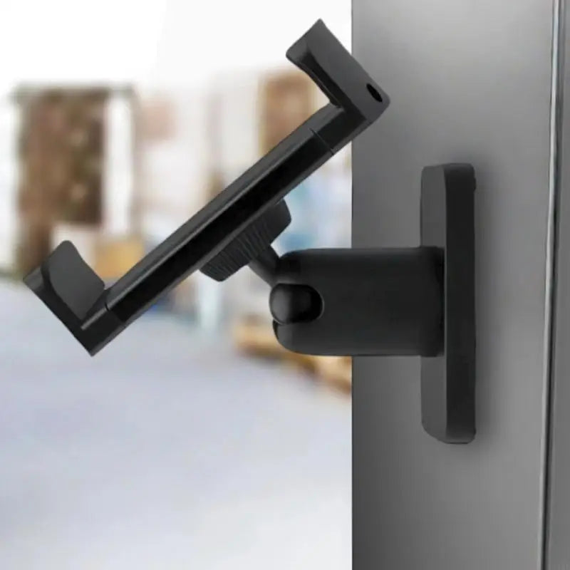 No-Tool Phone Holder with Knurled Adjustment Collar, Rectangular Base and Portrait-to-Landscape Positioning for K1KF Quake CN