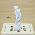 1Pc Miniature Dollhouse Accessories Scene Model Resin Goddess Statue Toy Girl Gift Quake 1Pc