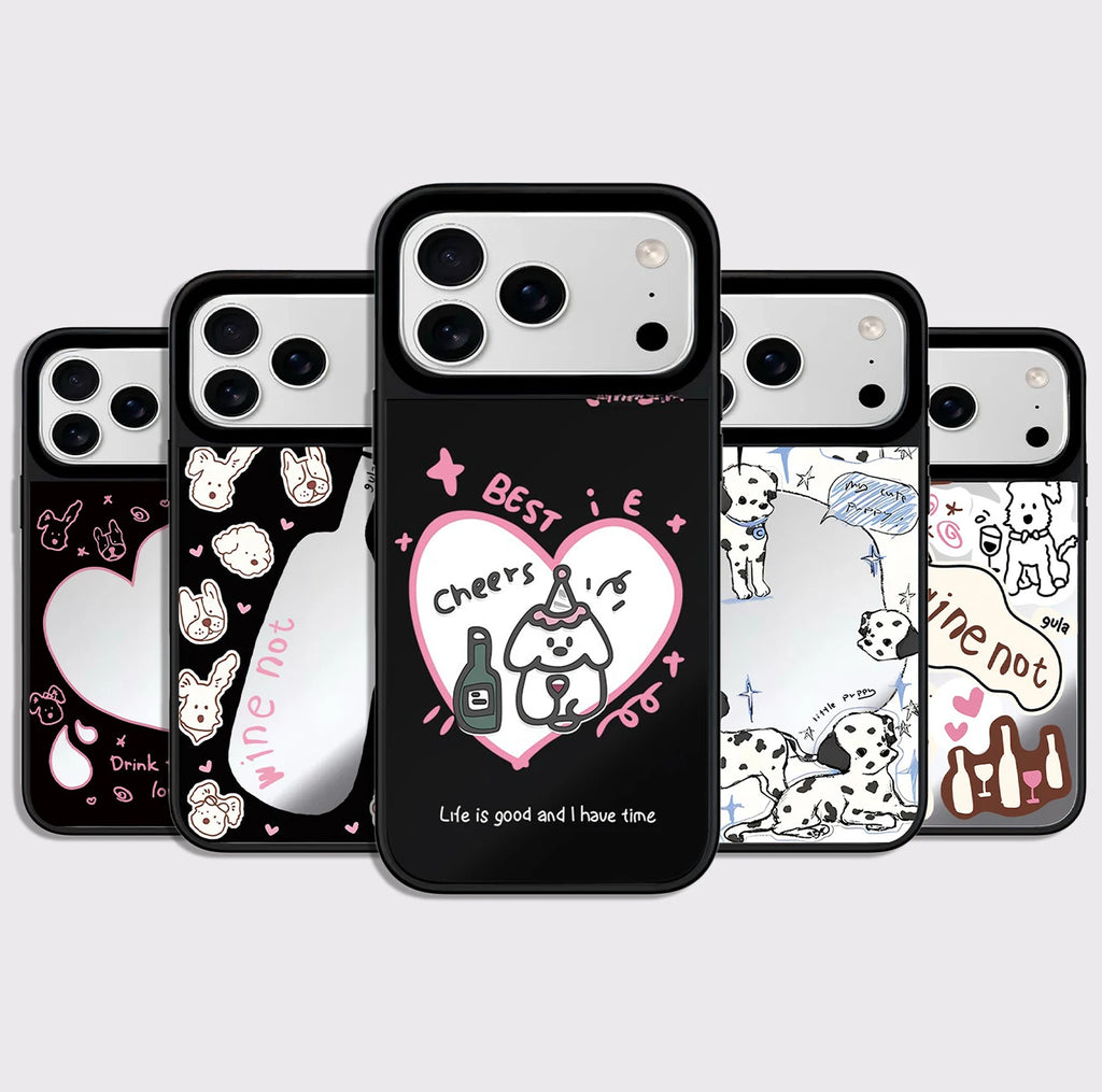 6090468 Mirror Surface Magnetic Phone Case Cover for IPhone 13 14 15 16 17 18 Pro Max Case Multicolor Quake