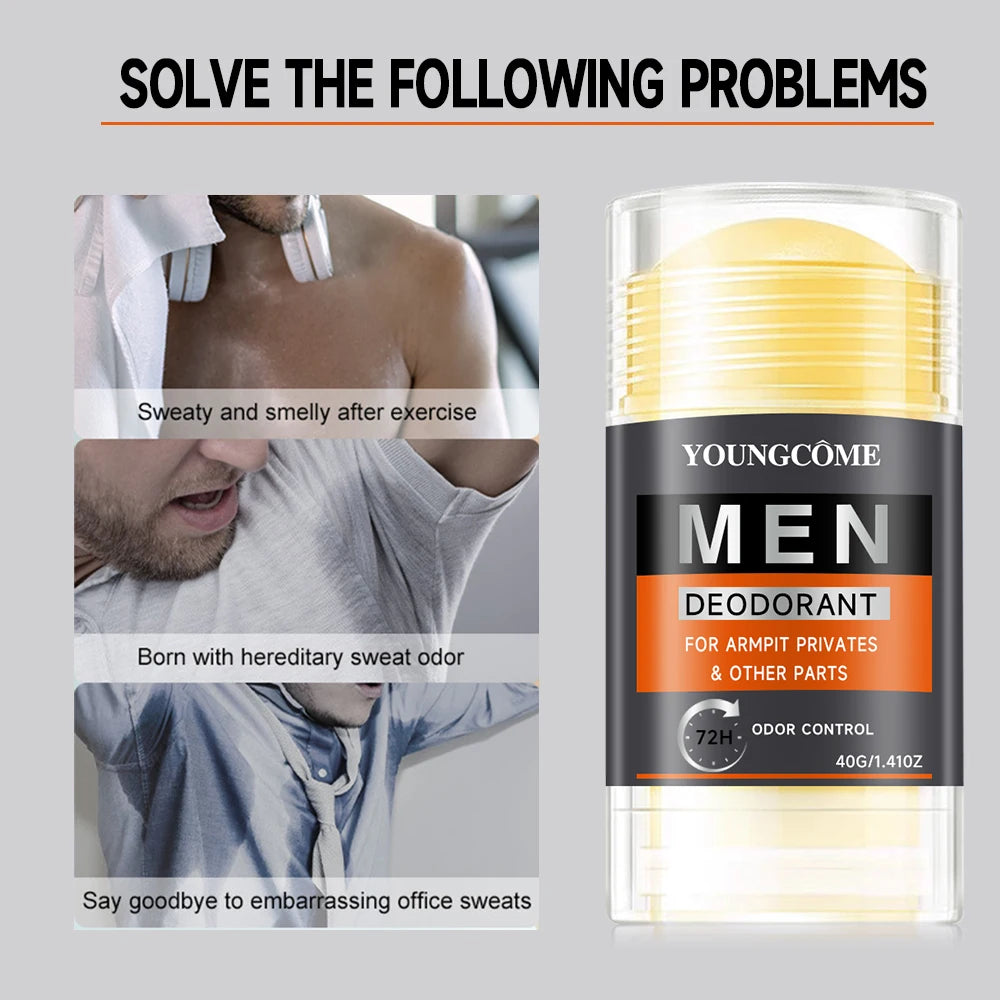 Men Odor Remove Cream Underarm Bad Smell Sweating Removal Armpit Refreshing Antiperspirant Lasting Aroma Deodorant Body Care Quake
