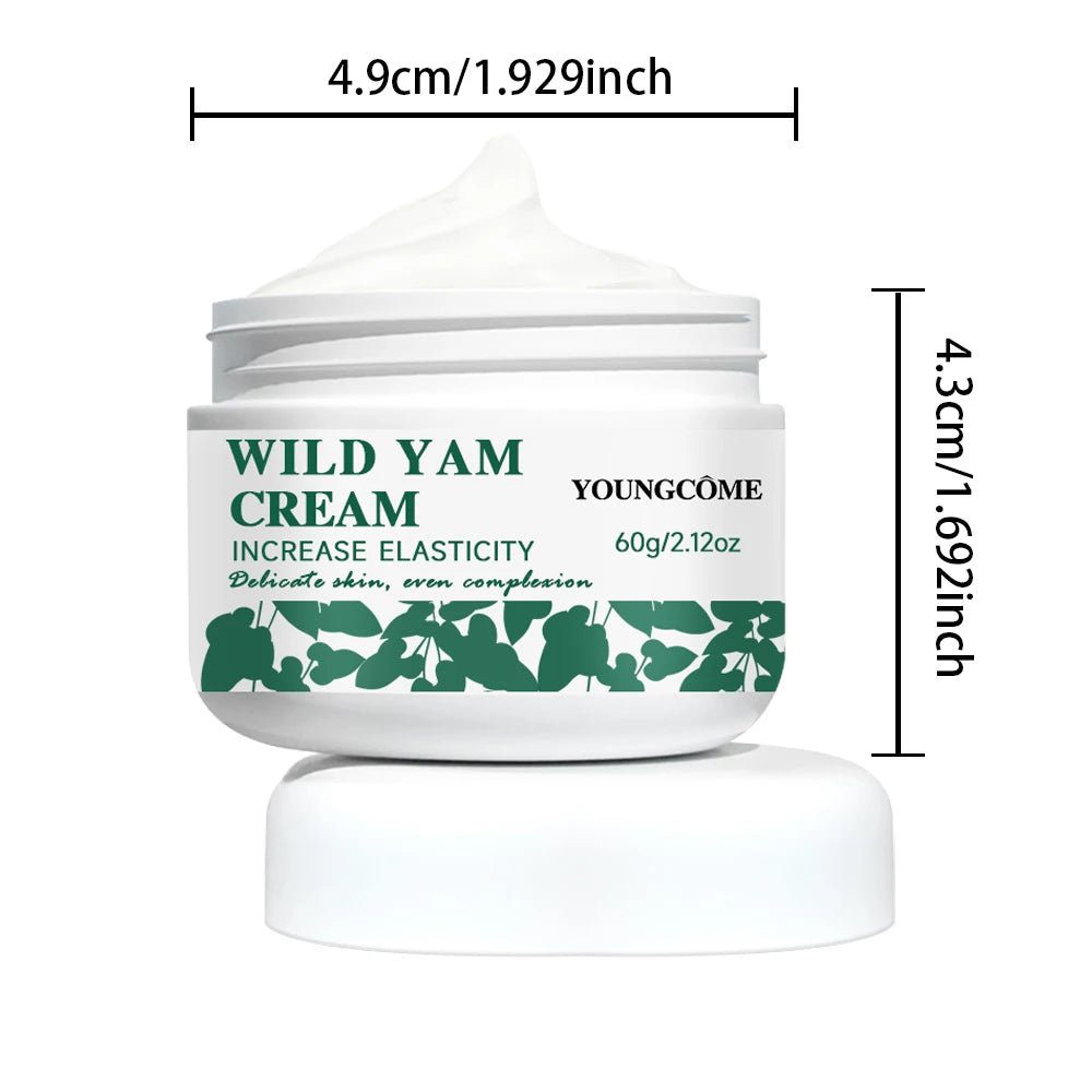 Wild Yam Cream with Yam ExtractTo Improve And Even Skin,Lifting Firming Cream Collagen Wrinkle Remover Face Cream for Whitening Quake 60g