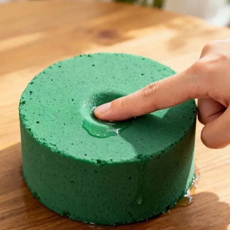 8cm Round Floral Foam Bricks for Wedding Party Table Flower Arrangement Decoration Wet Foam Home Florist Artificial Flower Mud Quake