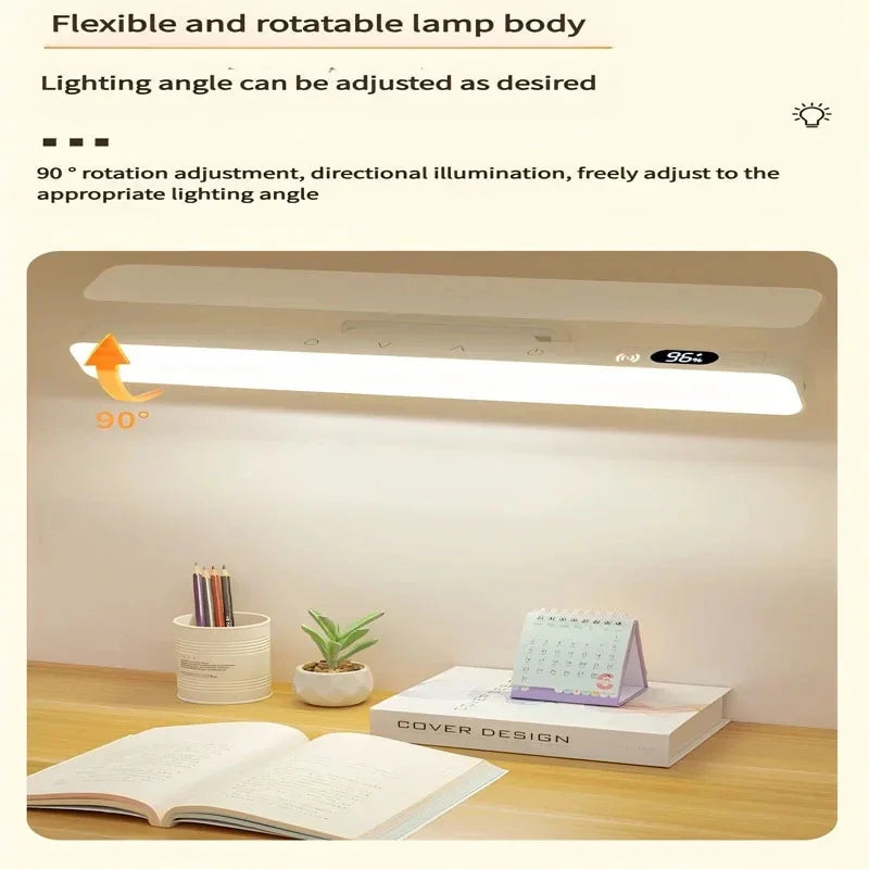 Touch Table Lamp Magnetic Desk Lamp Bulit-in Rechargeable Battery for Reading Cabinet Mirror Bedside Rechargeable Night Lights Quake