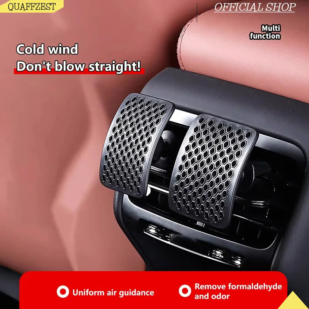 Universal Anti-Backflow Wind Deflector For Car AC Vents Cover Accessory Quake
