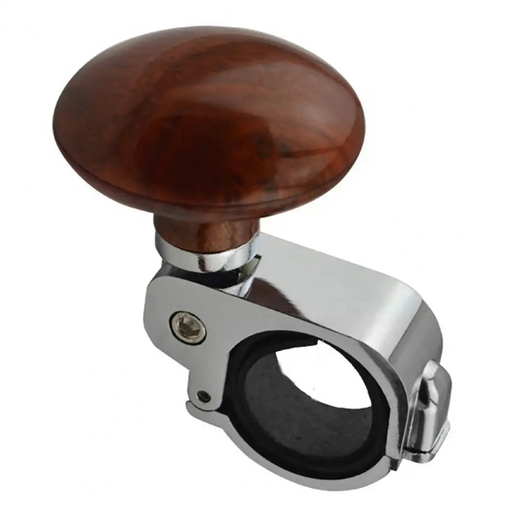 Universal Car Steering Wheel Ball Anti Slip Car Accessories Handle Aid Booster Ball Spinner Knob Quake Brown