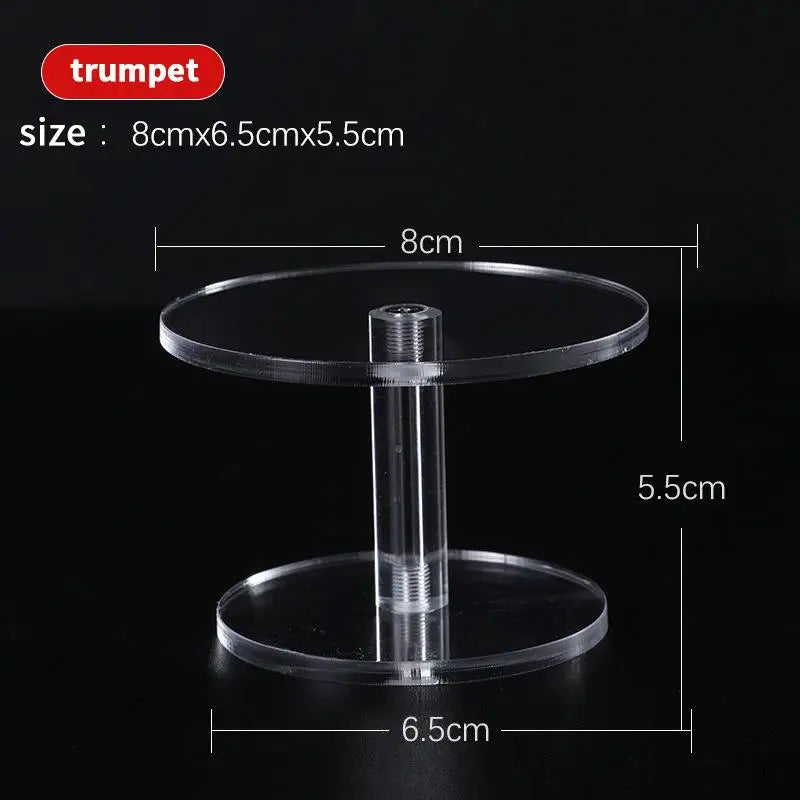 1PCS Transparent Frame Round Jewelry Blind Box Display Stand Acrylic Clear Bracelet Organizer Shelf Jewelry Storage Rack Quake A1