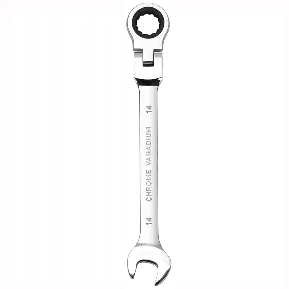 Dual Heads Dual Heads Ratchet Wrench Quick Release 72 Teeth Ratcheting Combination Wrenches Reversible Ratchet Spanner Quake 14mm