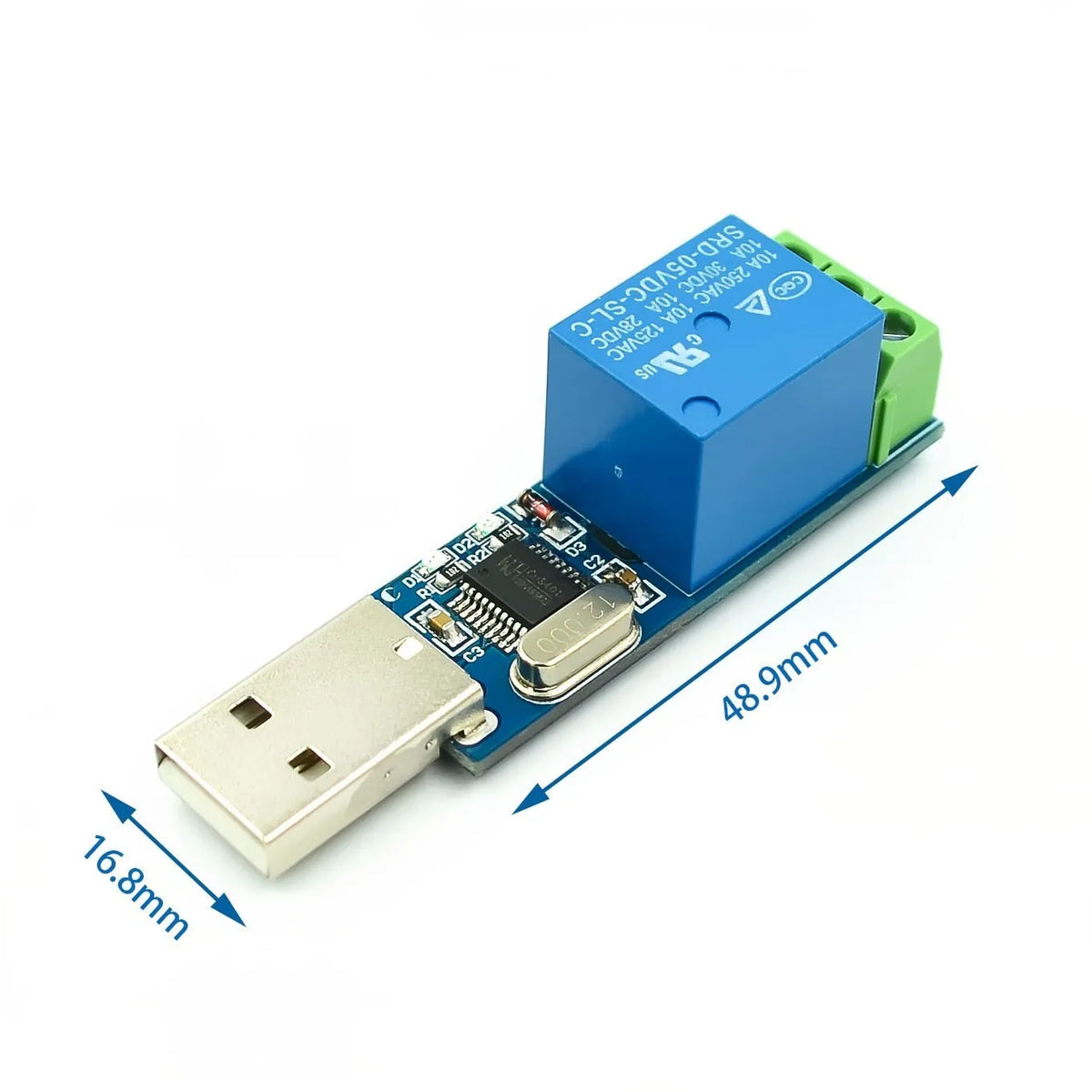 LCUS-1 type 1/2 channel USB Relay Module Electronic Converter PCB USB Intelligent Control Switch Quake 1