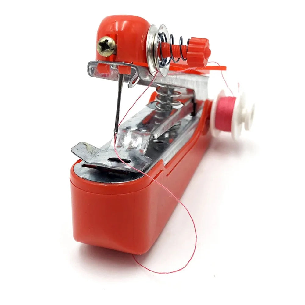 Portable Simple Operation Knit Fabric Stitch Handy Manual Sewing Machine Handmade Needlework DIY Apparel Quake