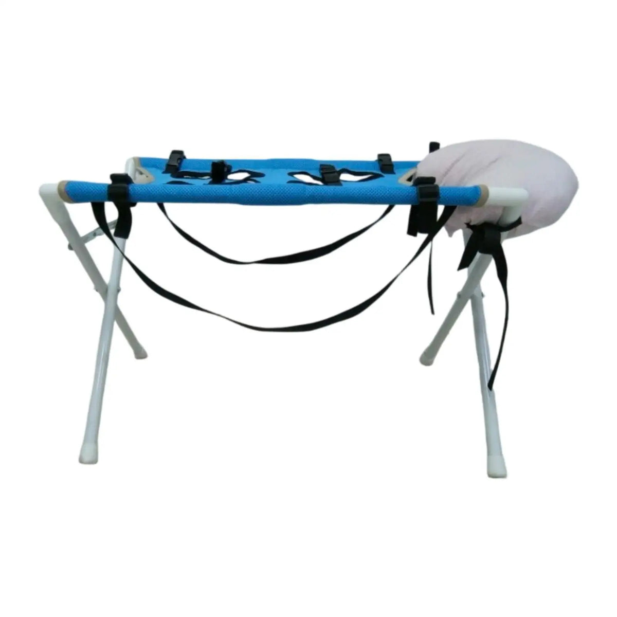 Pet Grooming Table Cleaning Accessory Pet Washing Station Bathing Stand with Pillow for Home Nail Trimming Pets Bathing Grooming Quake blue
