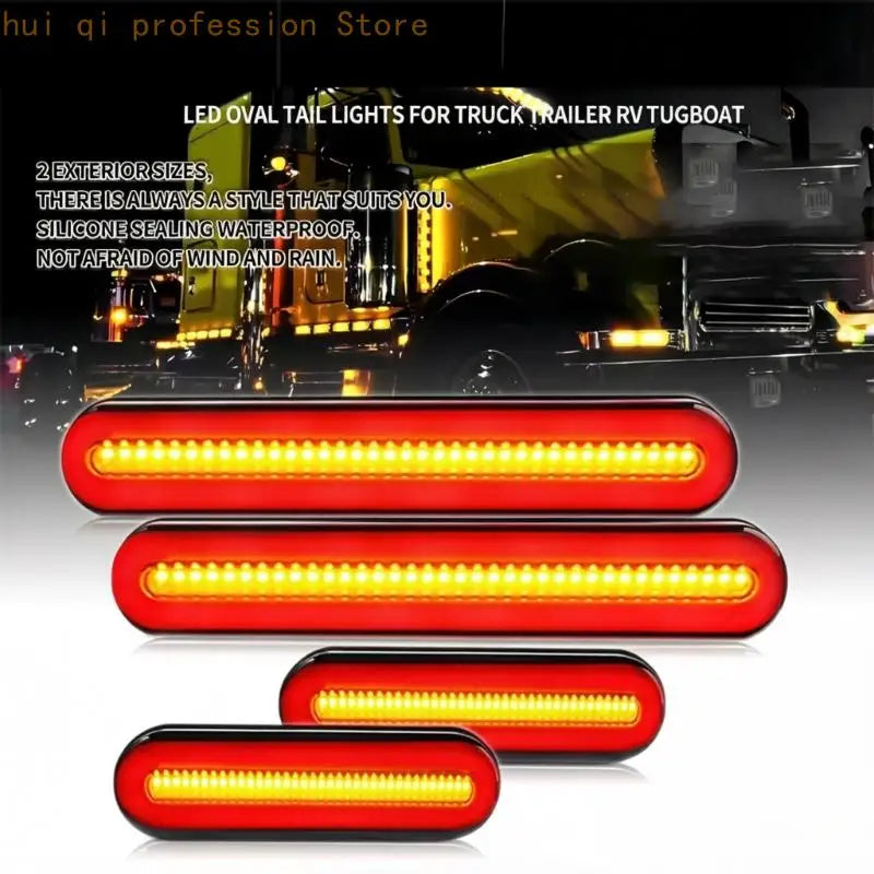 Cable Trailer Tail Light Bar With Yellow Turn 2 Pack H8WE Quake
