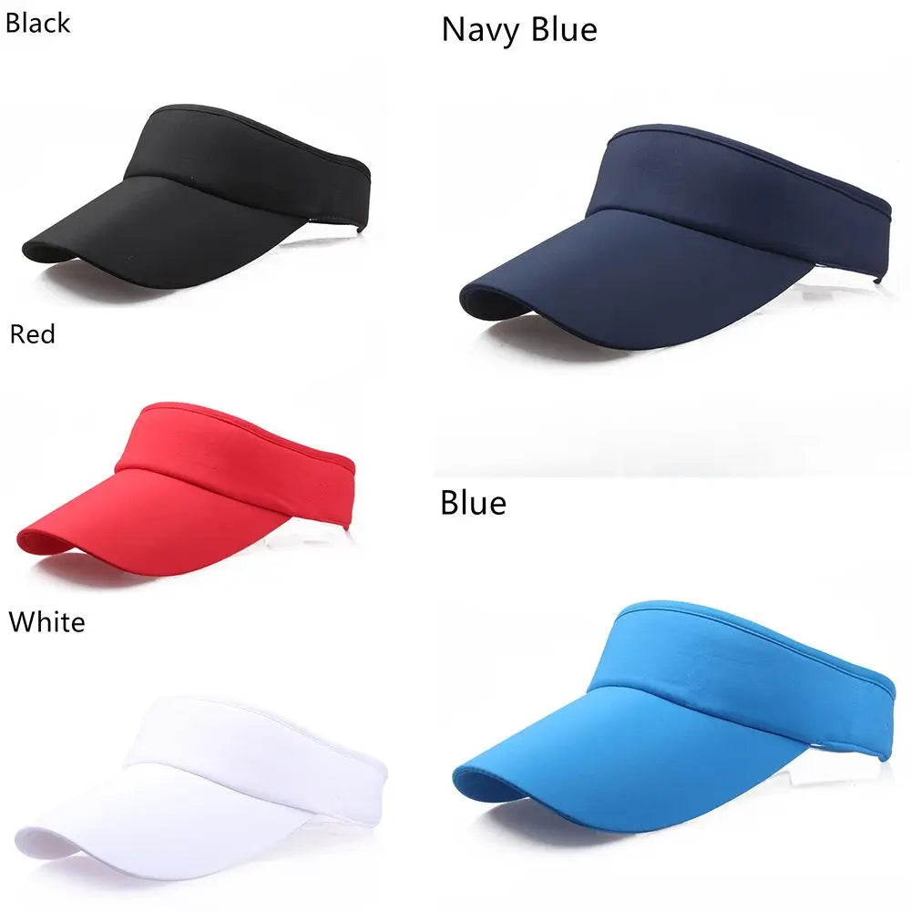 Women Tennis Golf Sun Visor Unisex Cap Hat Headband Quake