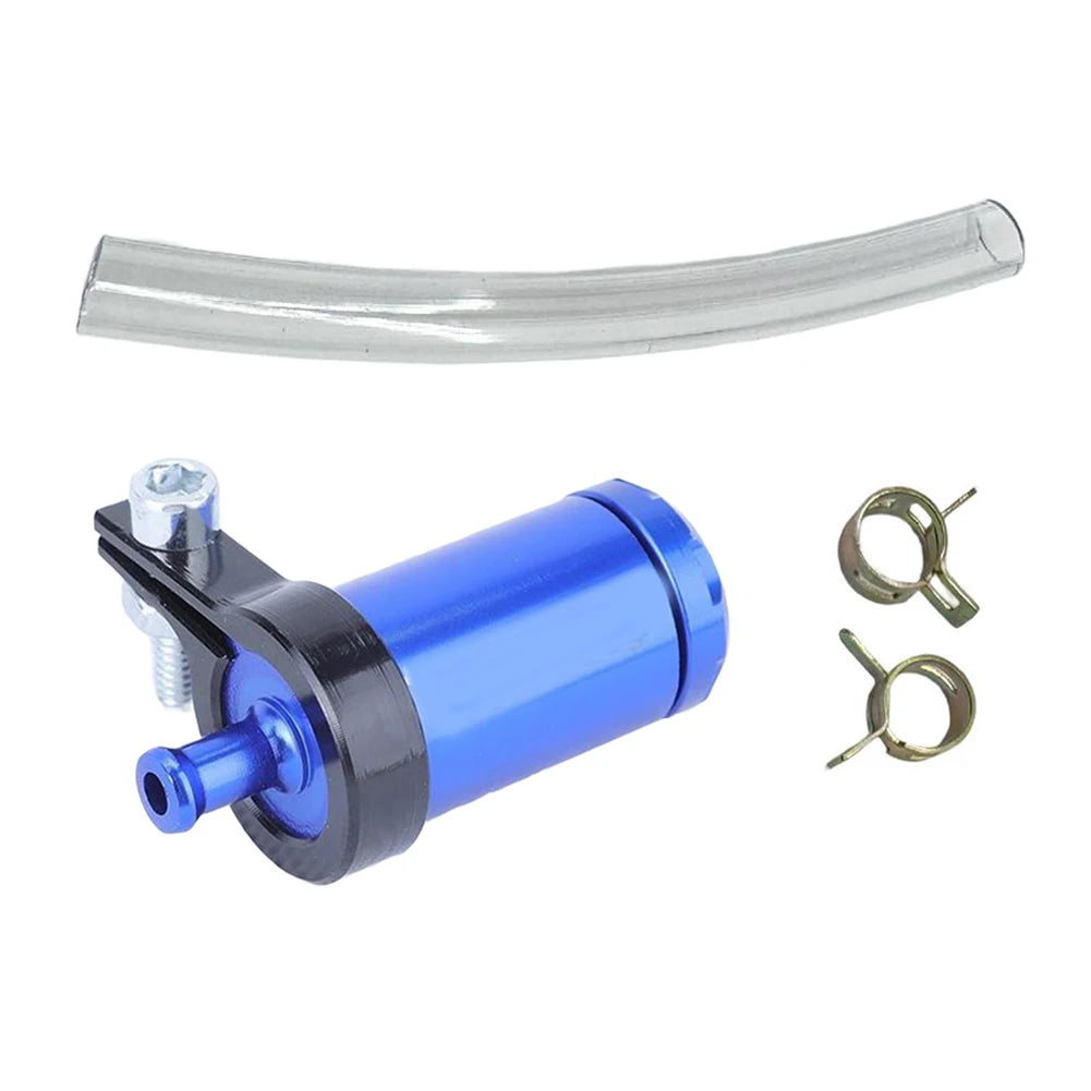 Black Hydraulic Brake Filter Compact Structure Cost-effective Solution High-strength Material Improves Fuel Efficiency Quake Blue