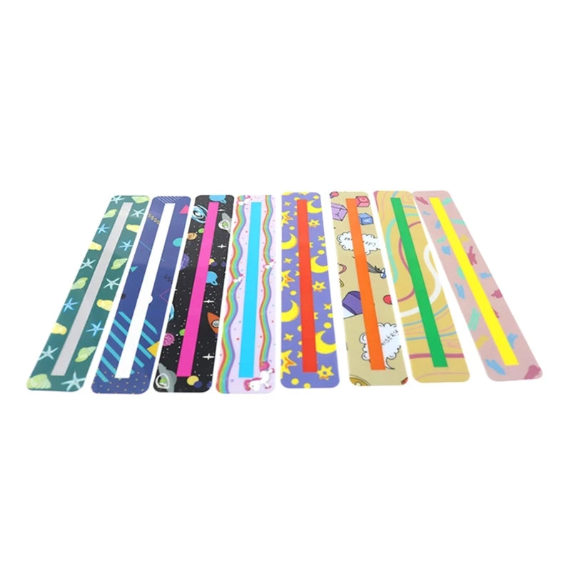 1 Pack Strips for Kids Dyslexia Tools Reading Ruler Bookmarks K1KF Quake