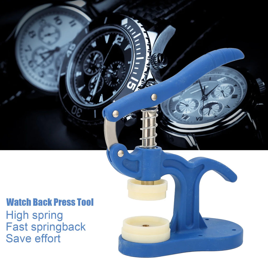 Watch Back Press Set Nylon Prevent Slip 12pcs Fitting Dies Watch Case Closer for Watch Repair Quake