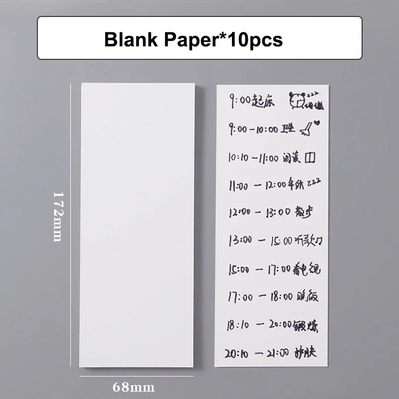 Reusable My Chores Checklist Daily Planner Memo Plastic Board Chore Chart Responsibility Behavior for Kid Self-discipline Card Quake 10pcs paper