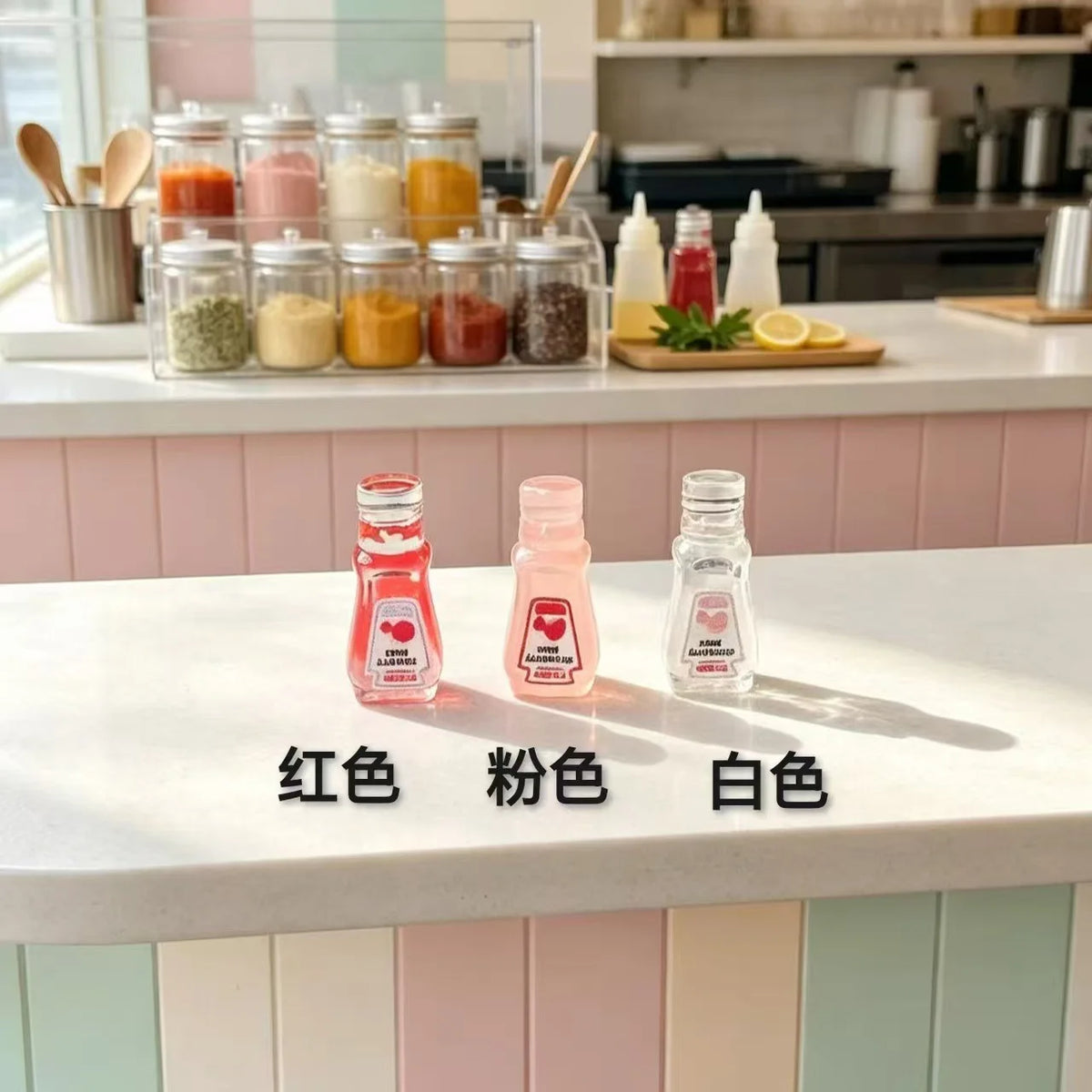 50pcs New Sweet Translucent Small Jam Resin Simulation Food Play DIY Jewelry Accessories Ornament For Kitchen Dollhouse Decor Quake