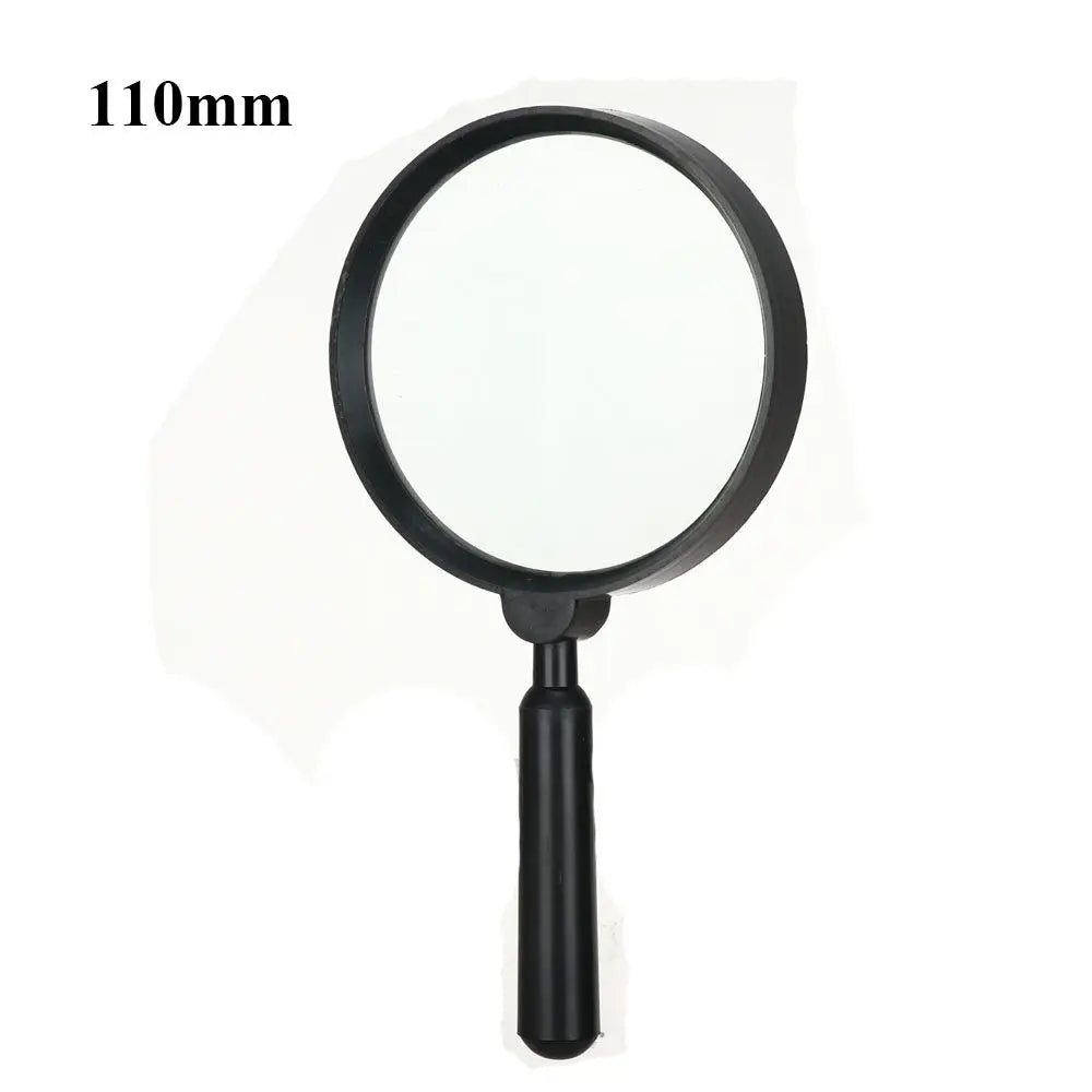 Mini Pocket 40/50/60/75/90/100/110/130mm Insect viewer Reading Glass Lens Hand Held Magnifier Jewelry Loupe 1~6X Magnifying Quake 110mm