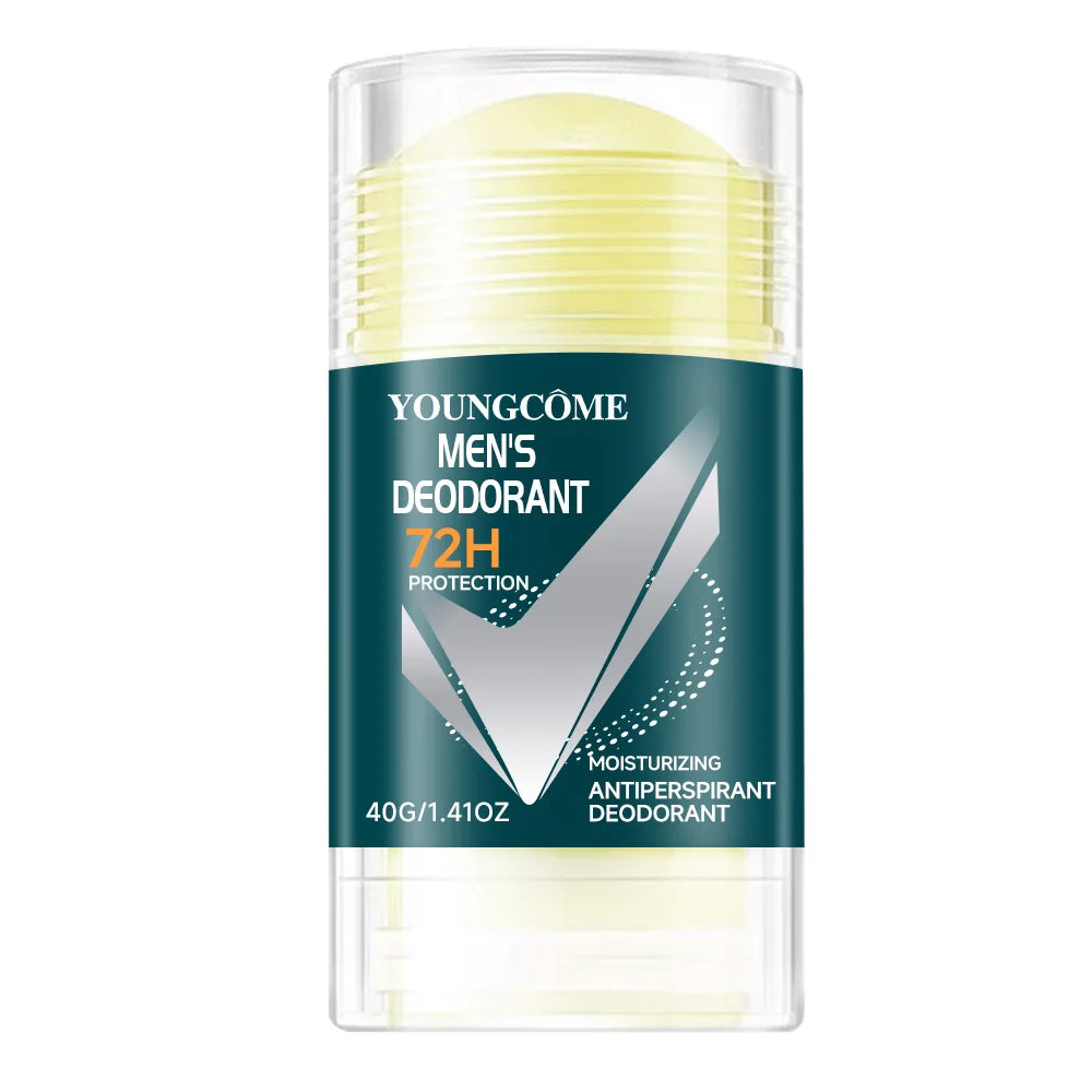 YOUNGCOME Men's Deodorant Stick Anti Sweating Keep Drying Lasting Fragrance Remove Armpit Odor Underarm Refresh Sticks Quake 1PCS