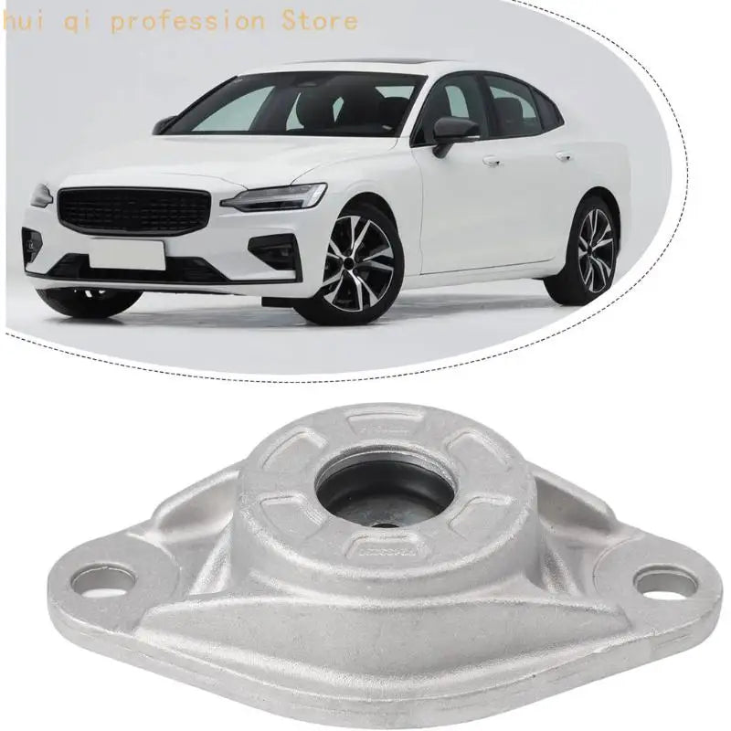 Rear Suspension Top Support Bearing, Shock Strut Mount Assembly with Cast Aluminum Housing, Rubber Isolation Insert, and Ref Quake
