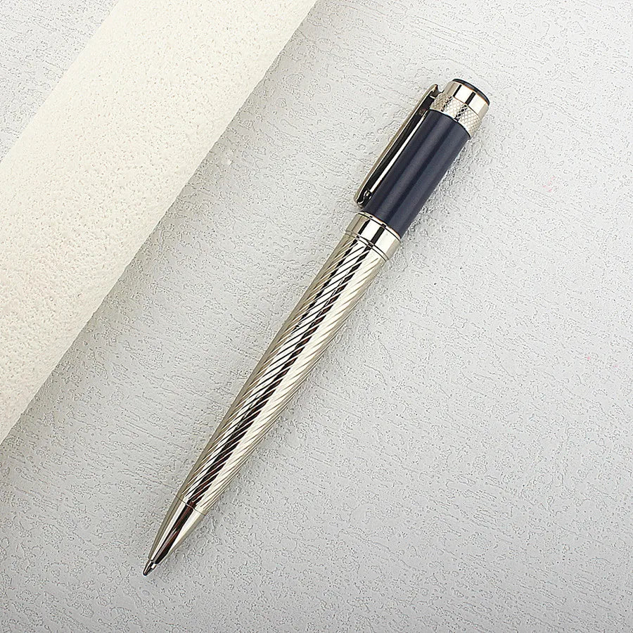 1PCS High End School Office Busienss Ballpoint Pen,Executive Smooth Pen,Perfect for Students,Teachers,Nice Gifts Quake dark blue