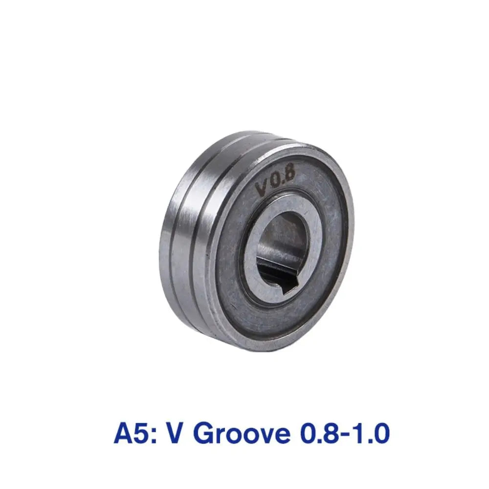 for Steel Aluminum Flux Cord Wire Welding Accessory Drive Wheel Knurl K V U Groove Welding Wire Feeding Roller MIG Wire Guide Quake 0.8-1.0mm-V Groove