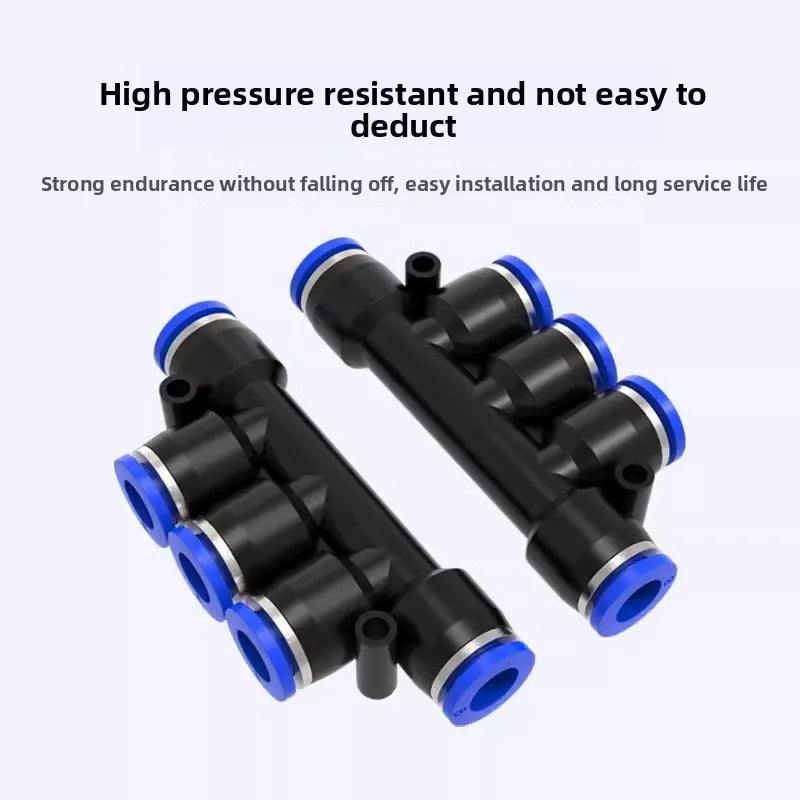 1PC PK PKG Pneumatic fittings: Pneumatic fittings, tubing quick connectors, tee PK6, 8 reducer PKG6-4,hose butt plastic fittings Quake