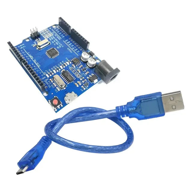 For -UNO -R3 Development Board ATMEGA328P- CH340-ATEGA16U2 Compatible For Arduino with Cable R3 Proto Shield -Expansion Board Quake UNO R3 Micro-Cable