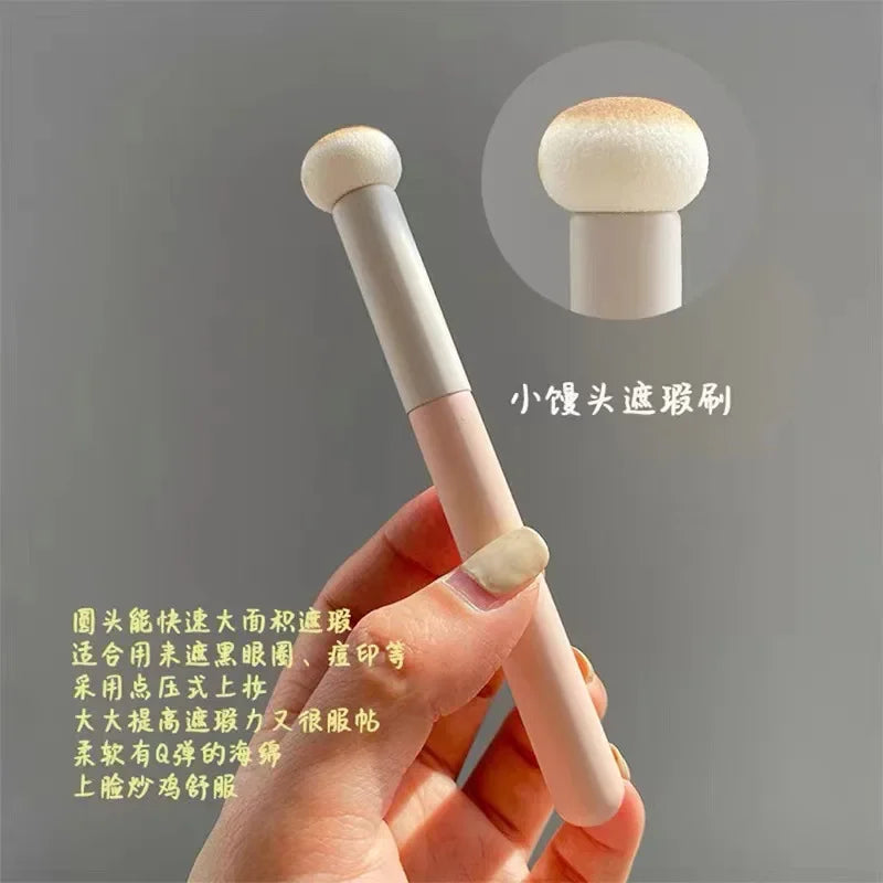 Concealer Brush Mushroom Sponge Head Professional Lip Cosmetic Makeup Brush Face Foundation Blending Beauty Women Make Up Tools Quake
